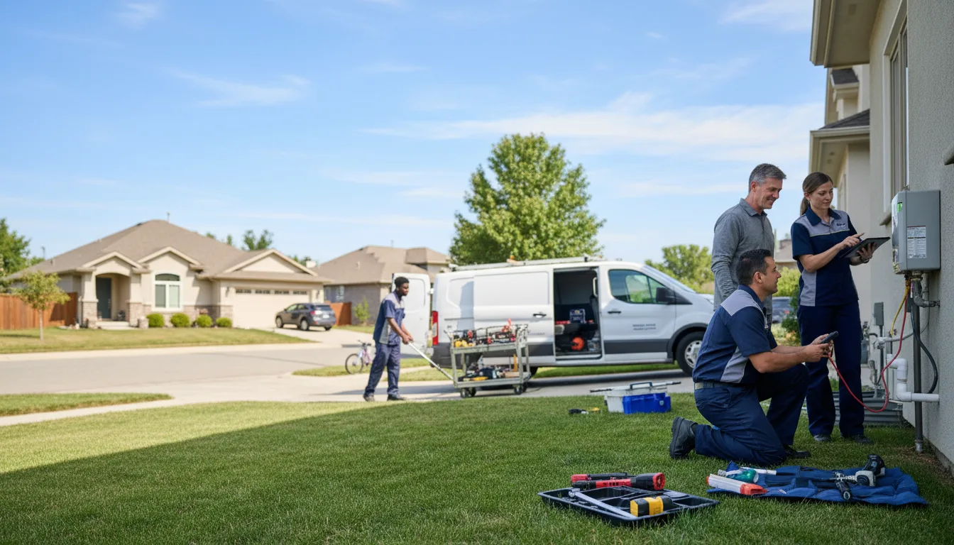 Tankless water heater service in Richmond, MI